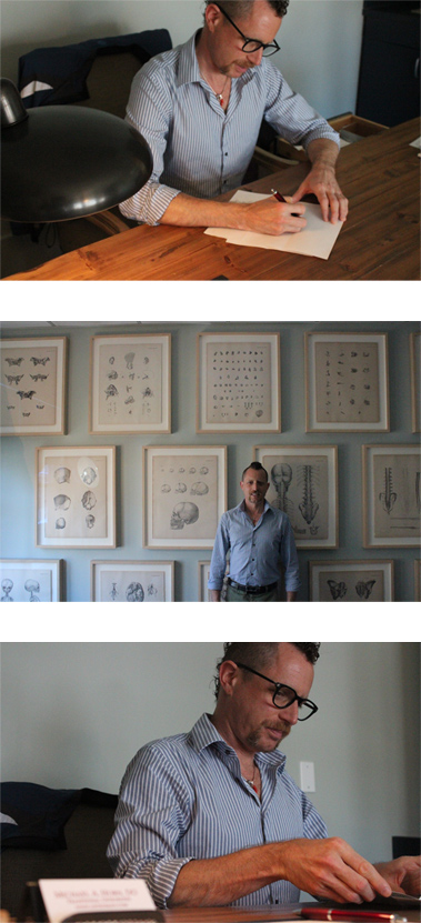 Images of Dr. Horn in his San Francisco office